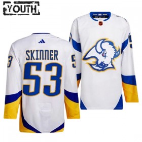 Buffalo Sabres tröja Jeff Skinner 53 Adidas 2022-23 Vit Reverse Retro 2.0 Authentic - NHL Tröjor Barn